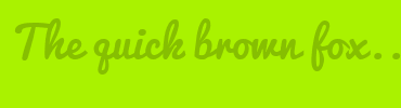 Image with Font Color 86BF01 and Background Color AAF200